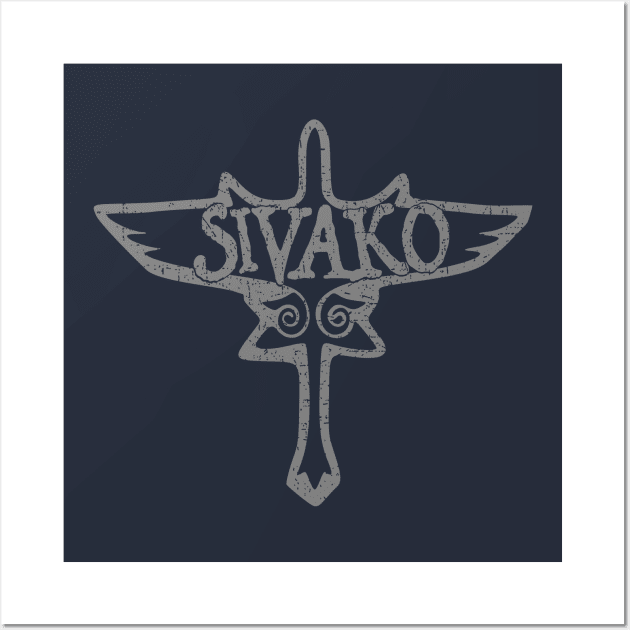 SIVAKO! (gray) Wall Art by Wizarding Wands & Mickey Ears